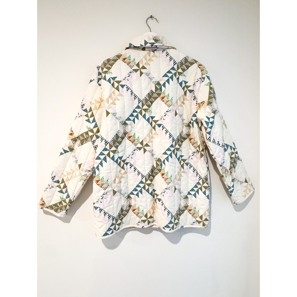 Universal Thread Quilted Patchwork Jacket, Size M - image 9